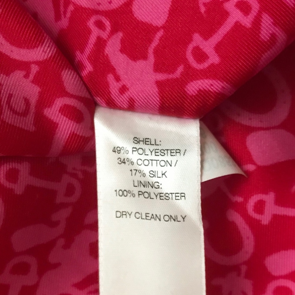 Vineyard Vines Kentucky Derby Pink Silk Dress NWT - Picture 7 of 8
